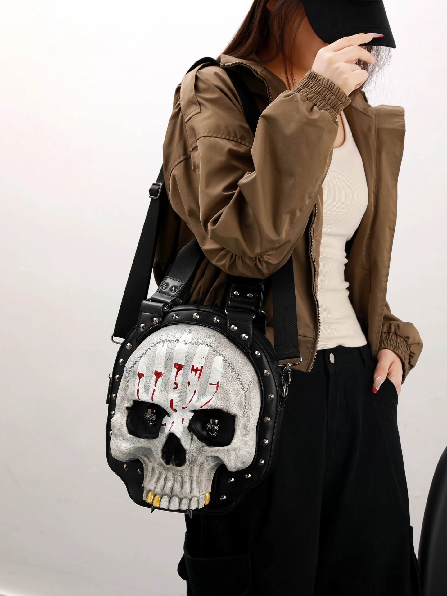 Archive - 骸骨 Skull leather boston bag Archive - 骸骨 Skull leather boston bag Archive - 骸骨 Skull