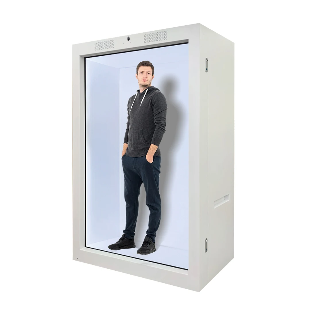86インチ 人型インタラクティブ3Dホログラムボックス LCDディスプレイ