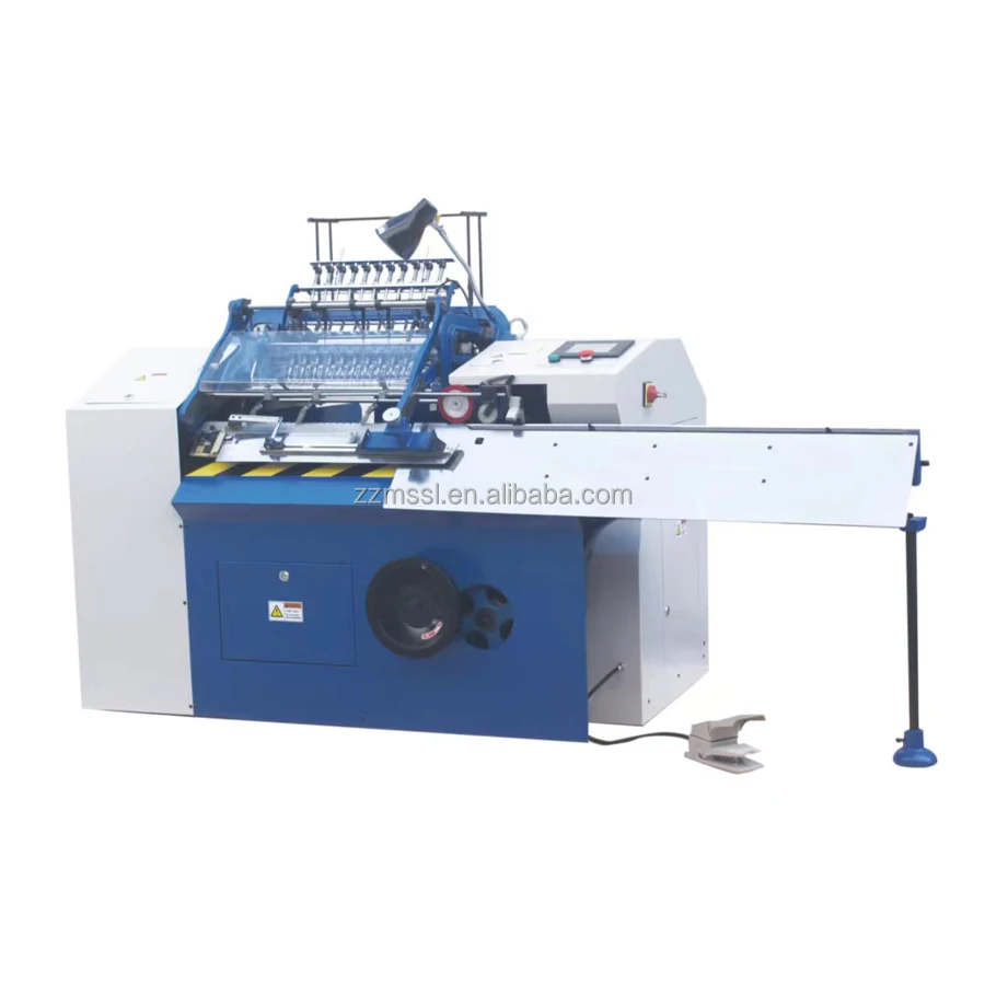 Semi Automatic A4 Exercise Book Thread Sewing Binding Machine,Semi ...