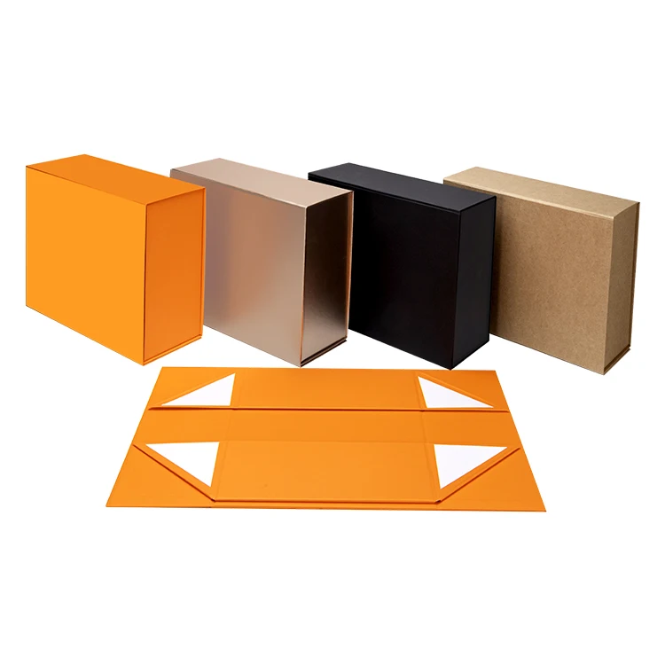 Custom Logo Foldable Gift Box with Magnet - Luxury & Recycled Materials