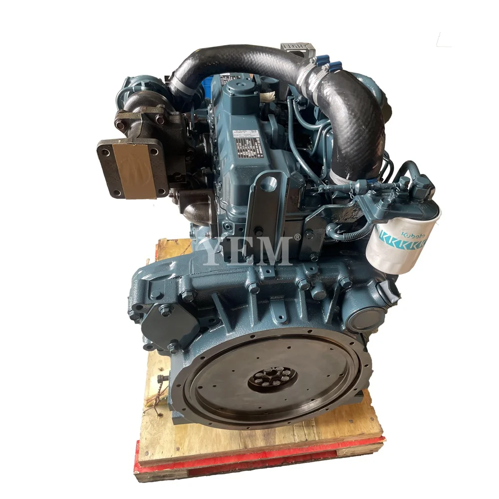 V3300 Complete Diesel Engine Assy With Turbo 48.9KW 2000RPM for Kubota