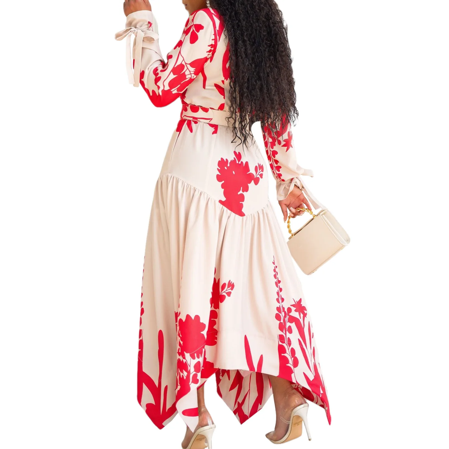 mini cocktail dress long sleeve Cute Agenda Long Sleeve Mini Dress main image 1