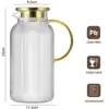 2l gold lid kettle-2-pack cross-border packaging