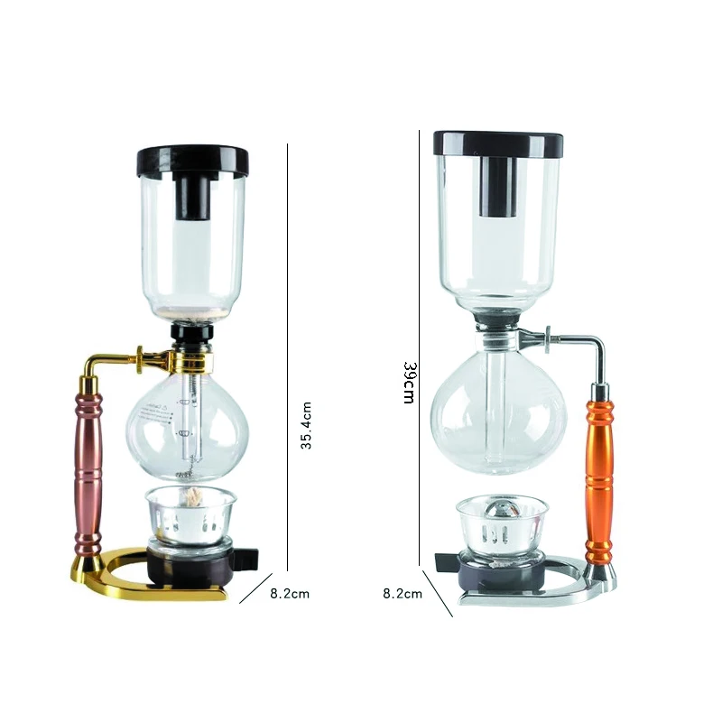 Caffettiera Sifone Hario 5 Tazze - Vetro Borosilicato Con