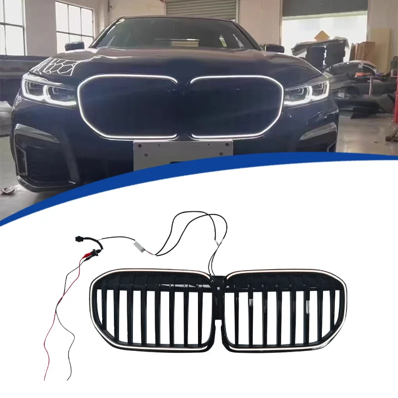 2019-2022 7 Series G12 LCI ABS LED Illuminated Light Centre Grill for BMW