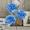 Y-pittura a olio peonia-blu