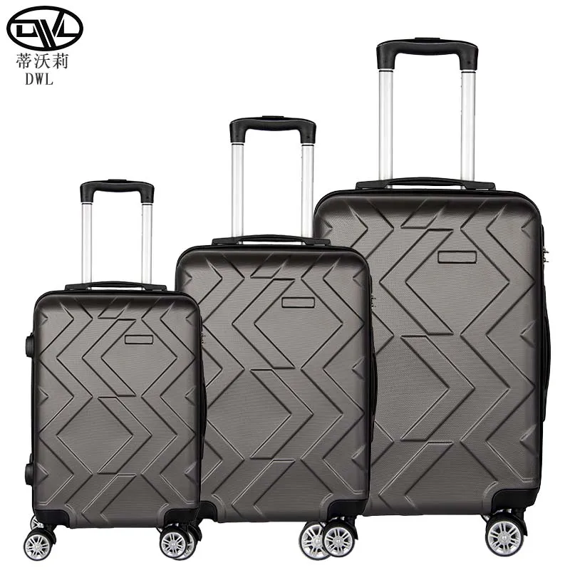 Unisex Style 3pcs ABS Luggage Set Best Price High Quality Hot Sale Fashion Direct Factory Wholesale Best Price DWL Luggage