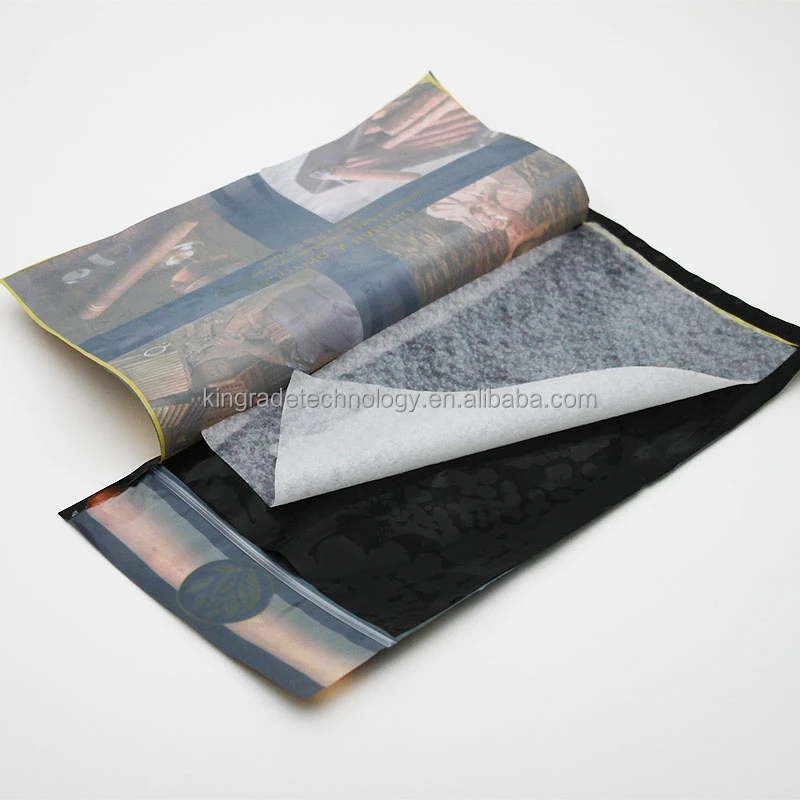 Customization Logo Humidity Tobacco Cigar Bags Ziplock Cigar Humidor