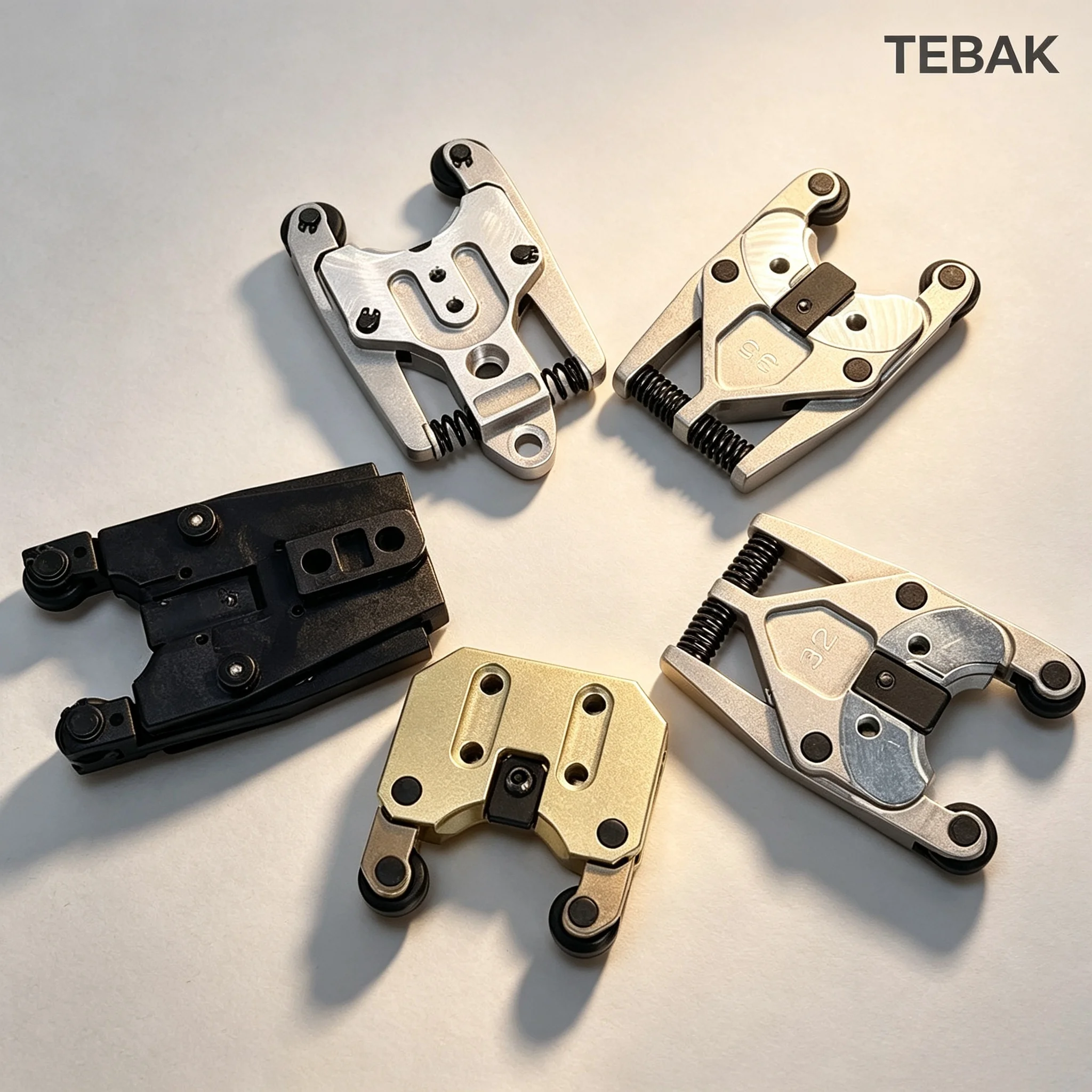 BT30 BT40 BT50 4 Petal Spindle Pull Gripper External Internal Thread Claw Clamp for CNC Milling Center