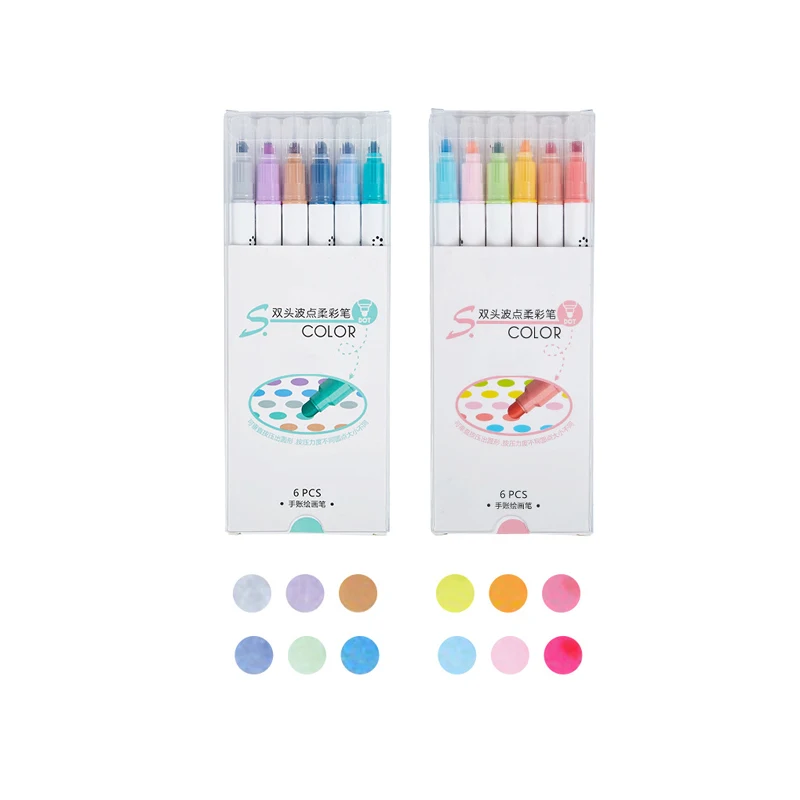 Acrylic Paint Marker Pens Custom Water Color Dot Pen for Kids Drawing