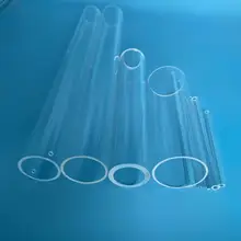 Wholesale Heat Resistance Polished Quartz Glass Cylinder Transparent Fused Silica glass quartz tube