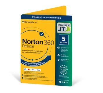 Norton 360 Deluxe Activation Online Key 1 Year 5PC Code Retail Key Norton 360 account password