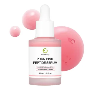 Evia Beauty Rose PDRN Pink Peptide Serum Niacinamide Hydrating Barrier Repair Brightening Anti-Aging Firming Reduce Fine Lines