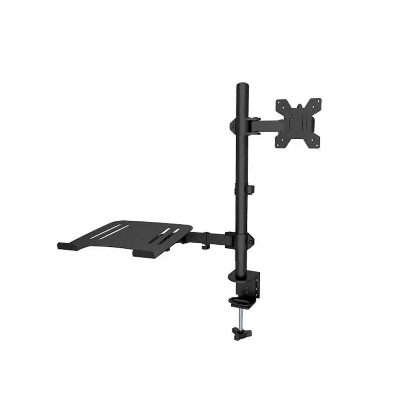 With Strength Store Huanuo Dual Monitor Arm Stand Arm Support Heavy Wall Mounted Computer Desk and Monitors Tv Holder