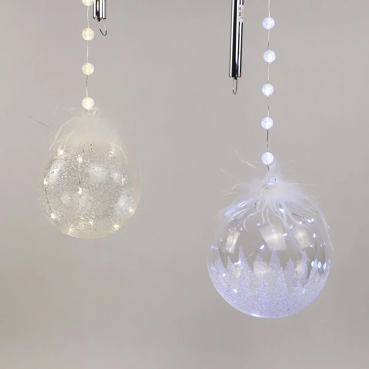 white christmas baubles clear glass ornament balls100mm blown glass decorative balls ornaments with christmas scene