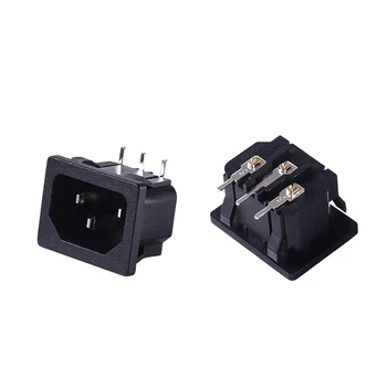 Manufacturer Supply Iec 60320 Standard 3Pin Male Electrical Socket 250V Ac Power Socket
