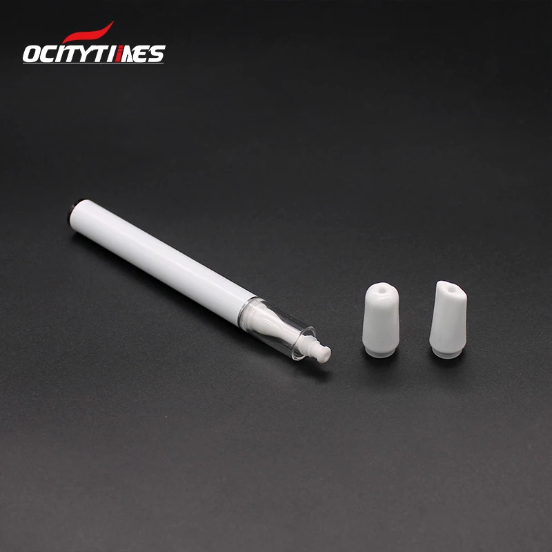 Rechargeable White Ceramic 510 cartridge cbd vape pen pod