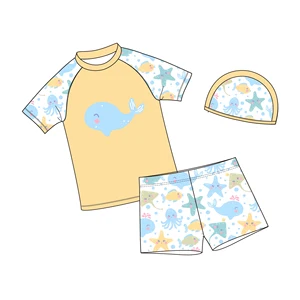 Boys Pro Swim Set - UPF Solar Defense & 30-Second Dry Tech