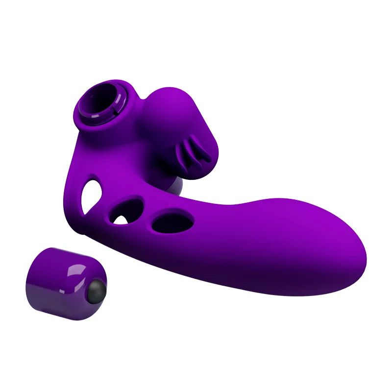 Waterproof finger vibrator ready for water play and immersion