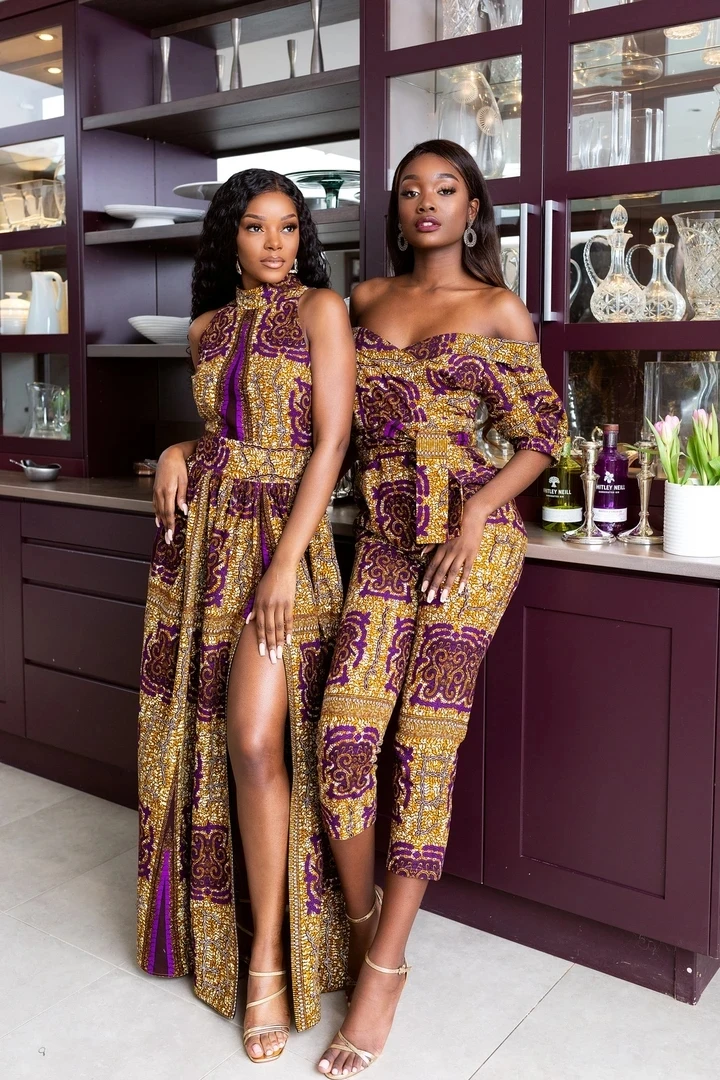 Flare Side Slit African Print Dresses - Sustainable & Stylish Flare Side Slit African Print Dresses - Sustainable & Stylish