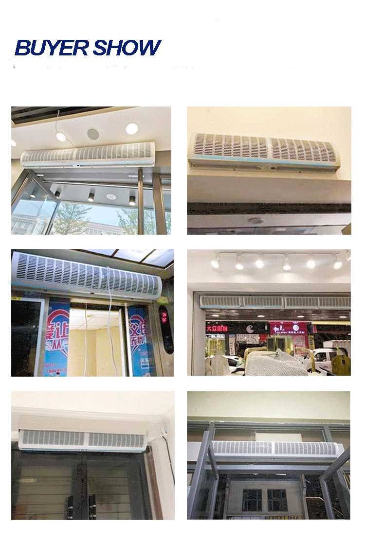 product 2025 hot sale air curtain centrifugal type supper strong air volume aluminum casing 09m 12m 15m remote stock supply-4