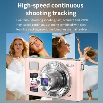 4K Professional Mini Children Digital Video Camera CMOS Sensor SD Card 2"-3" Screen Rechargeable Battery Segunda Mao Electronic detail image