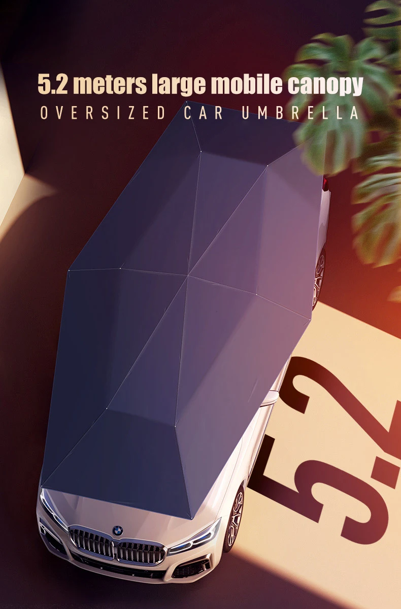 Outdoor Car Roof Cover - UV Protection Hail Awning Sunshade Umbrella ...