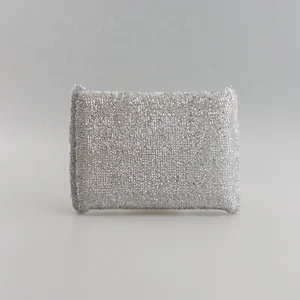 Factory DirectGlod and Silver Wire Scouring Sponge Dish Washing Sponge Kitchen Cleaning Scouring Pads