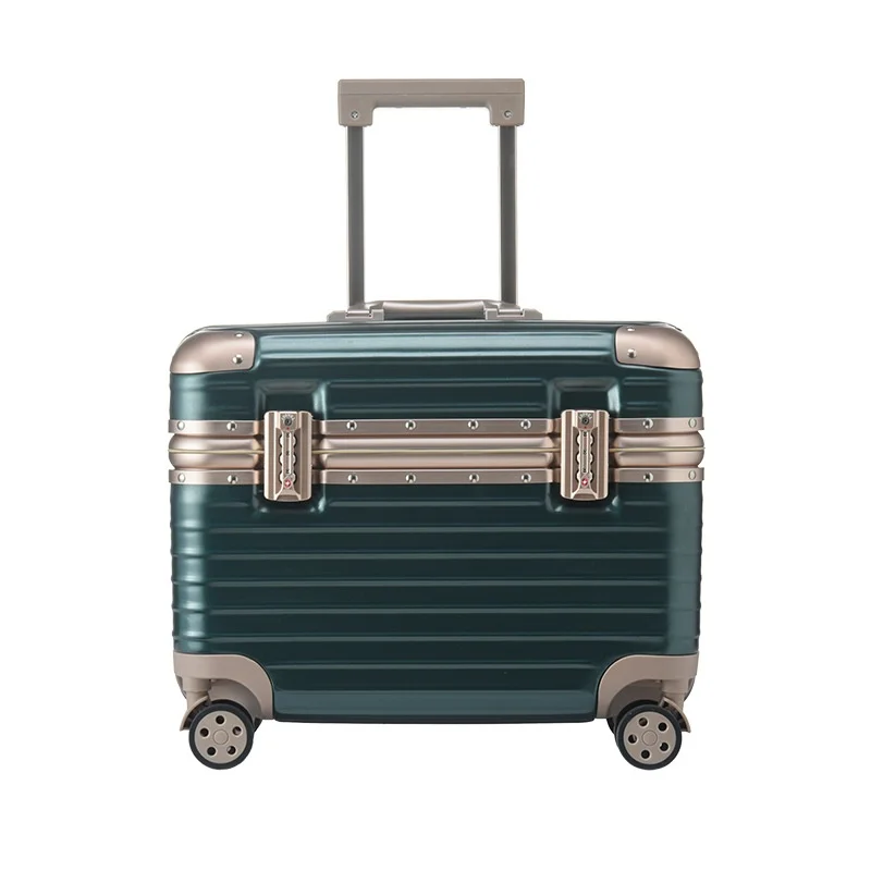 Flip-top Photography Equipment Suitcase TSA Password Lock Spinner Casters Durable ABS Material Carry-on Size for Business