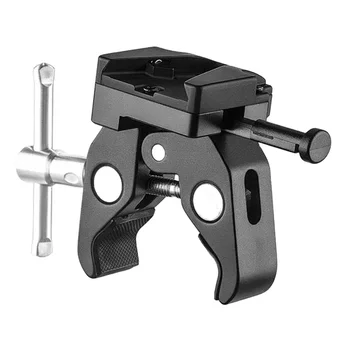 V-mount Battery Adapter Battery To Light Stand Or Tripod With Clamp For Mounting To Light Stand Tripod
