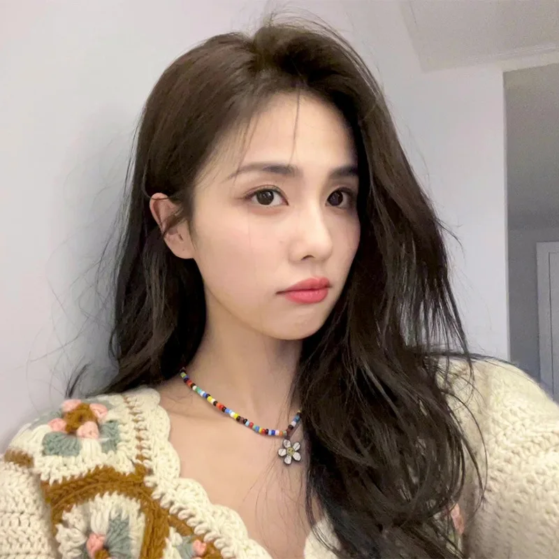 【twentyoneaugust】【QUEENIE】 BLUE FLOWER CHOKER TWENTYONEAUGUST Queenie Korean Choker - Flower Blossom