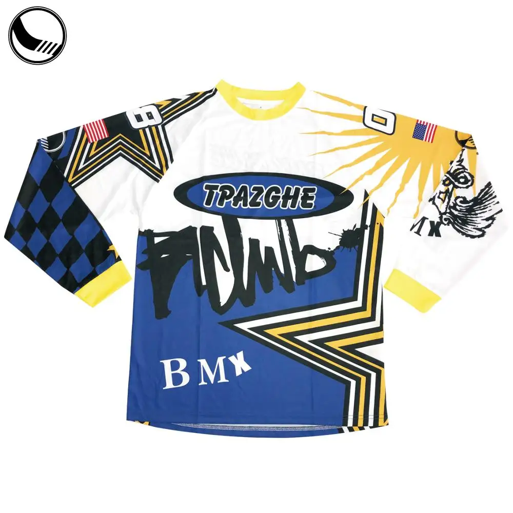 Oversize Wholesale Men Sublimation Motocross Jersey