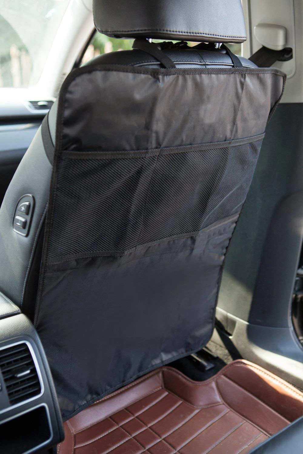 Universal Fit Waterproof Car Kick Mat With 2 Mesh Pockets Buy Car