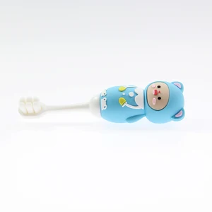 Bebe Toothbrush Little Bear Safety Food Grade Rubber Comfortable Anti-slip Handle for Kids 10000 Filaments Super Soft Bristles