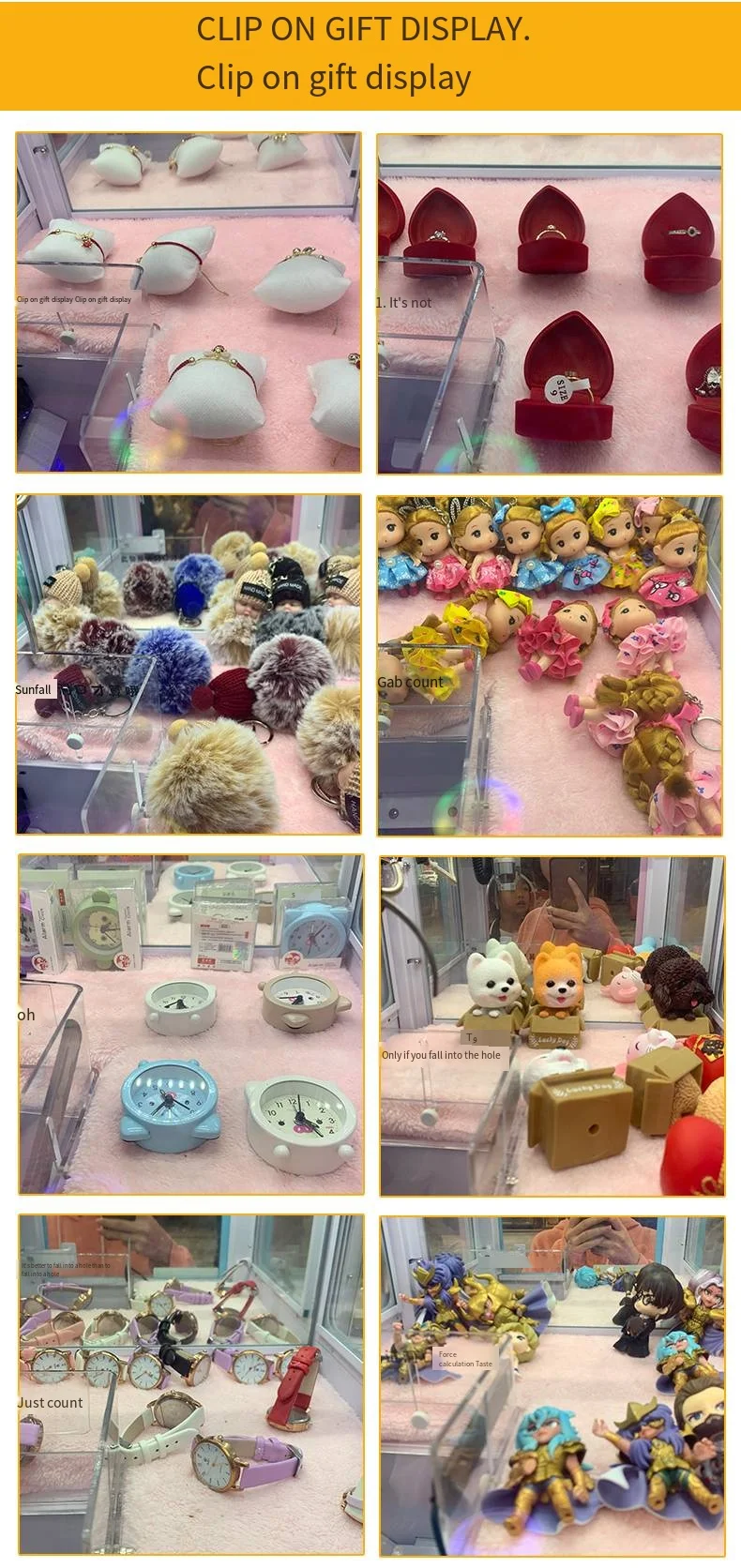 Hot Sale Mini Claw Machine Catch Doll Arcade Toy with Plush Coin Operated Games Mega  Under 100 Dollar Claw Machine