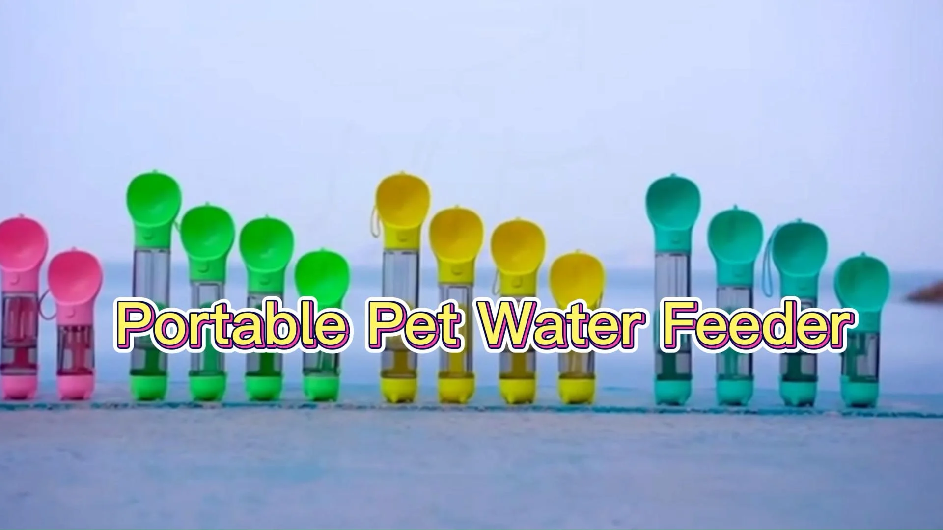 Dog Water Bottle Portable Pet Dog Bowl Water Bottle For Pets Multifunctional Leakproof Outdoor 4