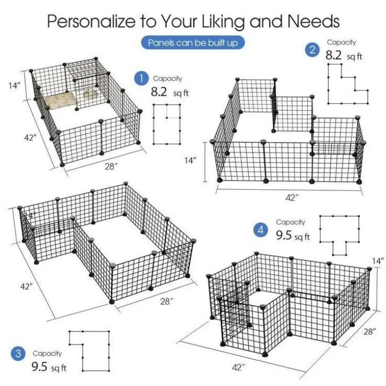 Heavy Duty Welded Dog Kennel Wire Mesh Plate Indoor And Outdoor Dog