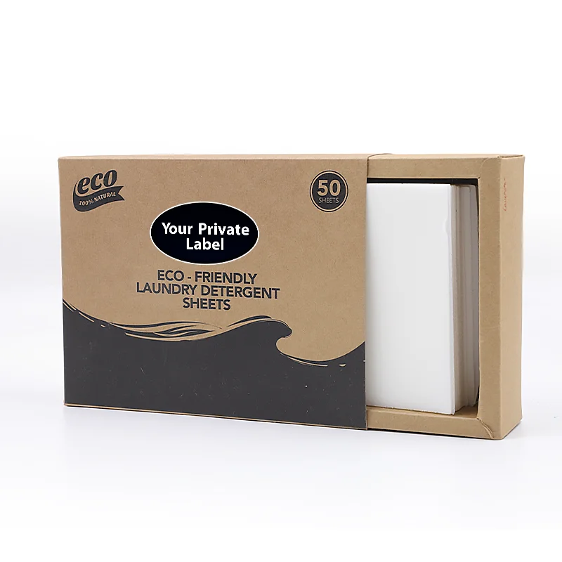 Eco-Friendly Solid Perforated Laundry Detergent Strip Disposable Drawer Box Packed with Biodegradable Formula