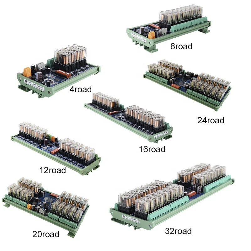 4-Channel RS485 Communication Relay Module Modbus Protocol High Power Contact Load Address Switch Remote Output Sealed