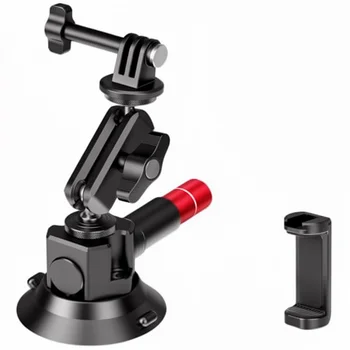 NEEWER 3" Suction Cup Aluminum Alloy Quick Release Mount Phone Holder Action Camera Adapter for iPhone for for Insta360 CA104