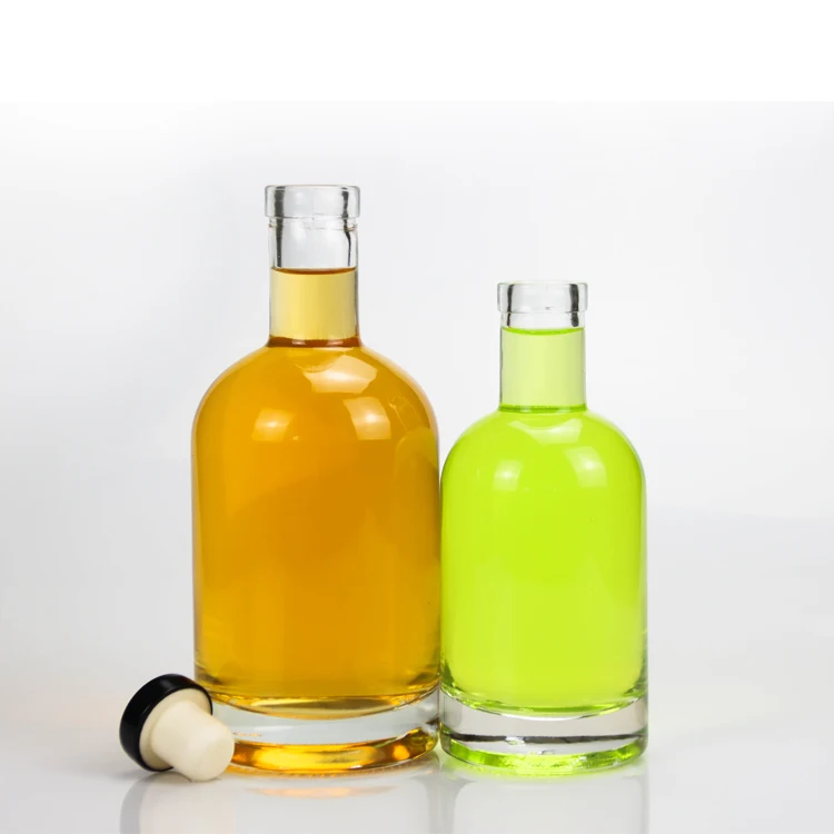 220ml 430ml 775ml 1400ml Screw Type Super Flint Glass Manufacturer Vodka Whisky Gin Spirits Liquor Bottle