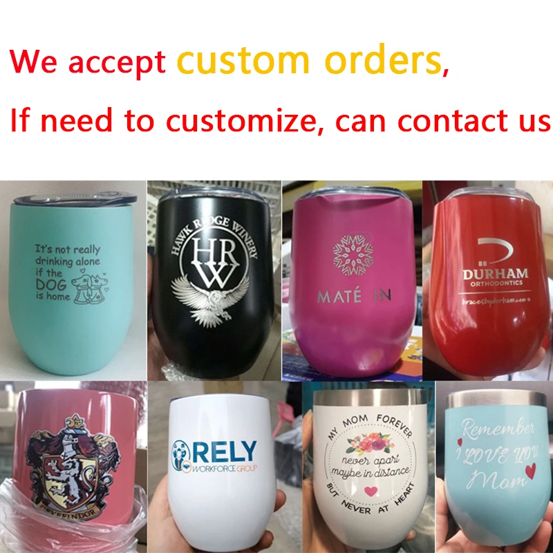 Alibaba.com: Custom Logo 12oz Double Wall Stainless Steel Travel Coffee ...