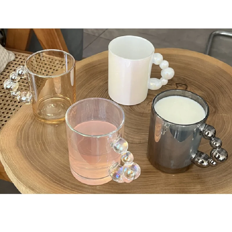 Bubble Handle Glass Mug – AGUITA DE COCO Y MAR