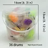 36 unités et mélangé, 1 fût