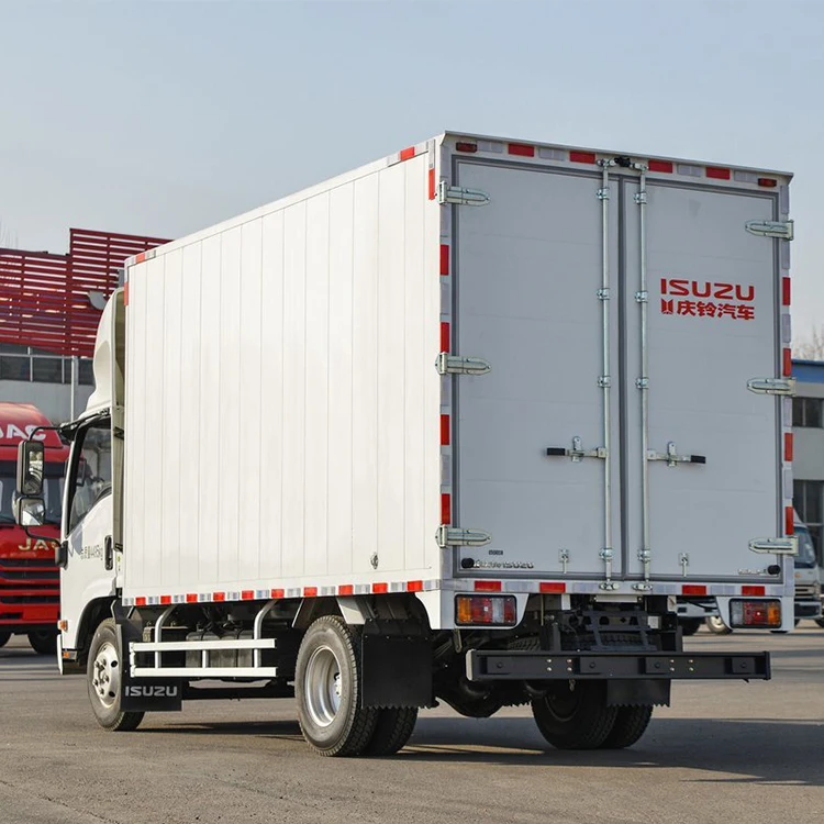ISUZU ELF M600 5-7 Tons Diesel Mini Truck 4X2 Light Cargo Lorry Manual Transmission Rear Camera Euro 2 Left New Used