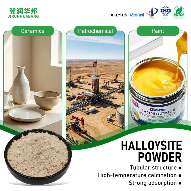 500 Mesh Halloysite Powder Experimental Grade Nanotubes for Adding Halloysite Paper-making Industrial Products