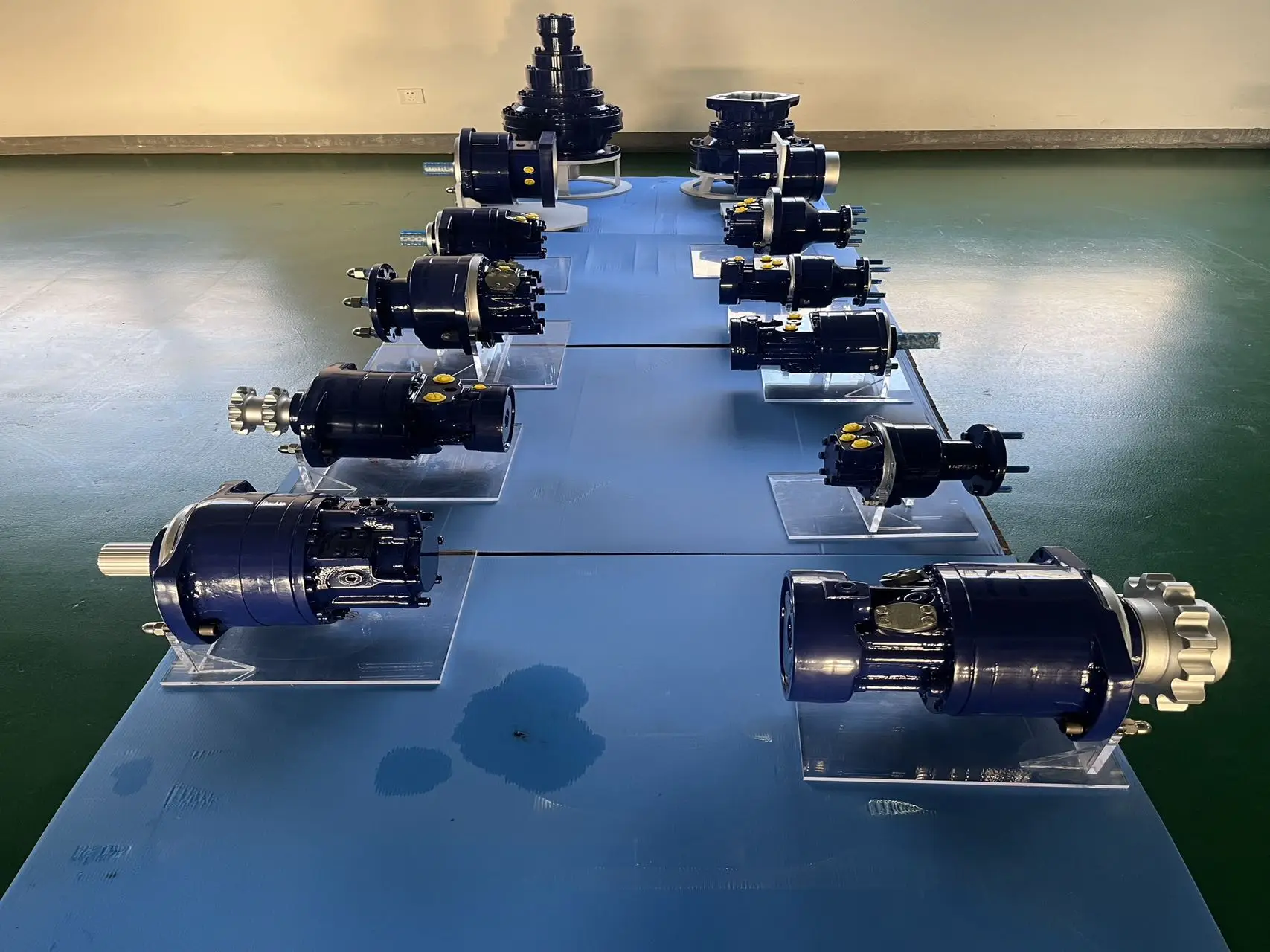 Pm6.5 6r100 Hydraulic Motors Gearbox For Concrete Truckmixer Parts