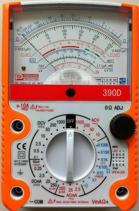 Advanced Popular 390E Sanwa Analog Multiemter