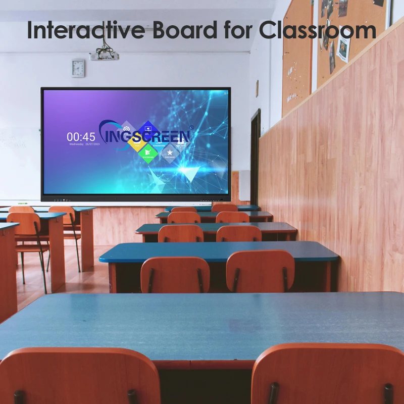 100 Inch Finger Multi Touch Screen Smart Lcd Display Electronic Digital Interactive Smart Whiteboard for Meeting Room Classroom