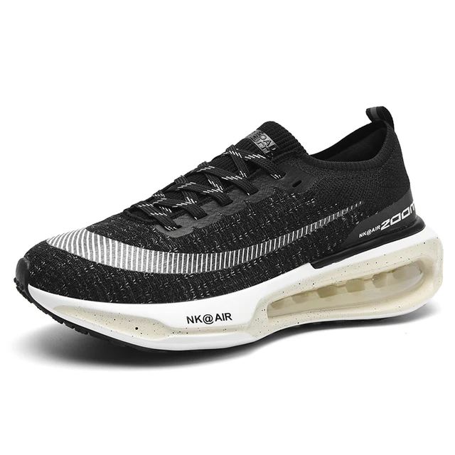 New design comfortable breathable running shoes men Custom OEM/ODM  Lighting sneakers for women Elastic jogging shoes men